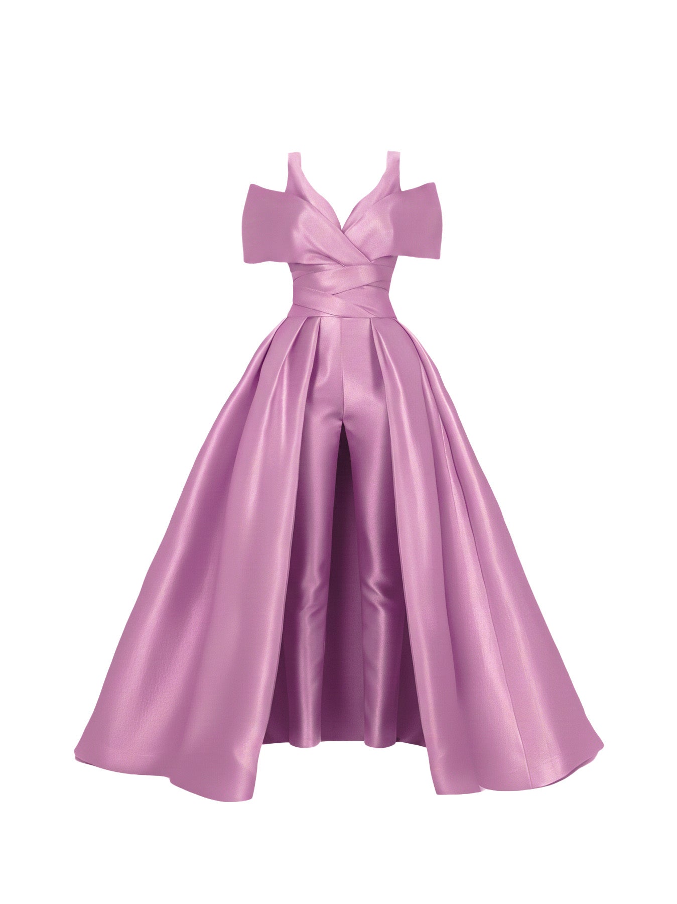 Genevieve Gown 3-piece Set with Overskirt