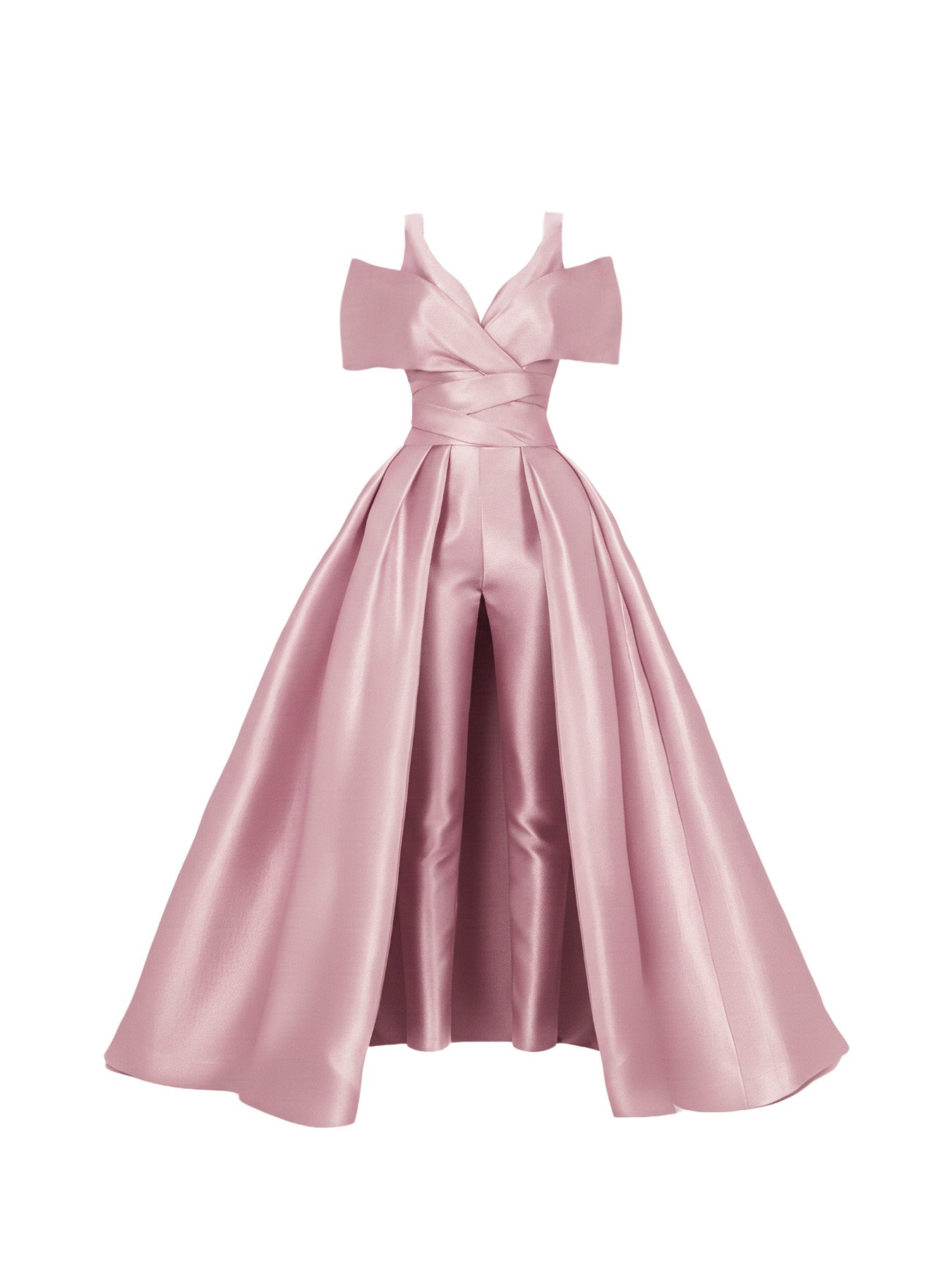 Genevieve Gown 3-piece Set with Overskirt