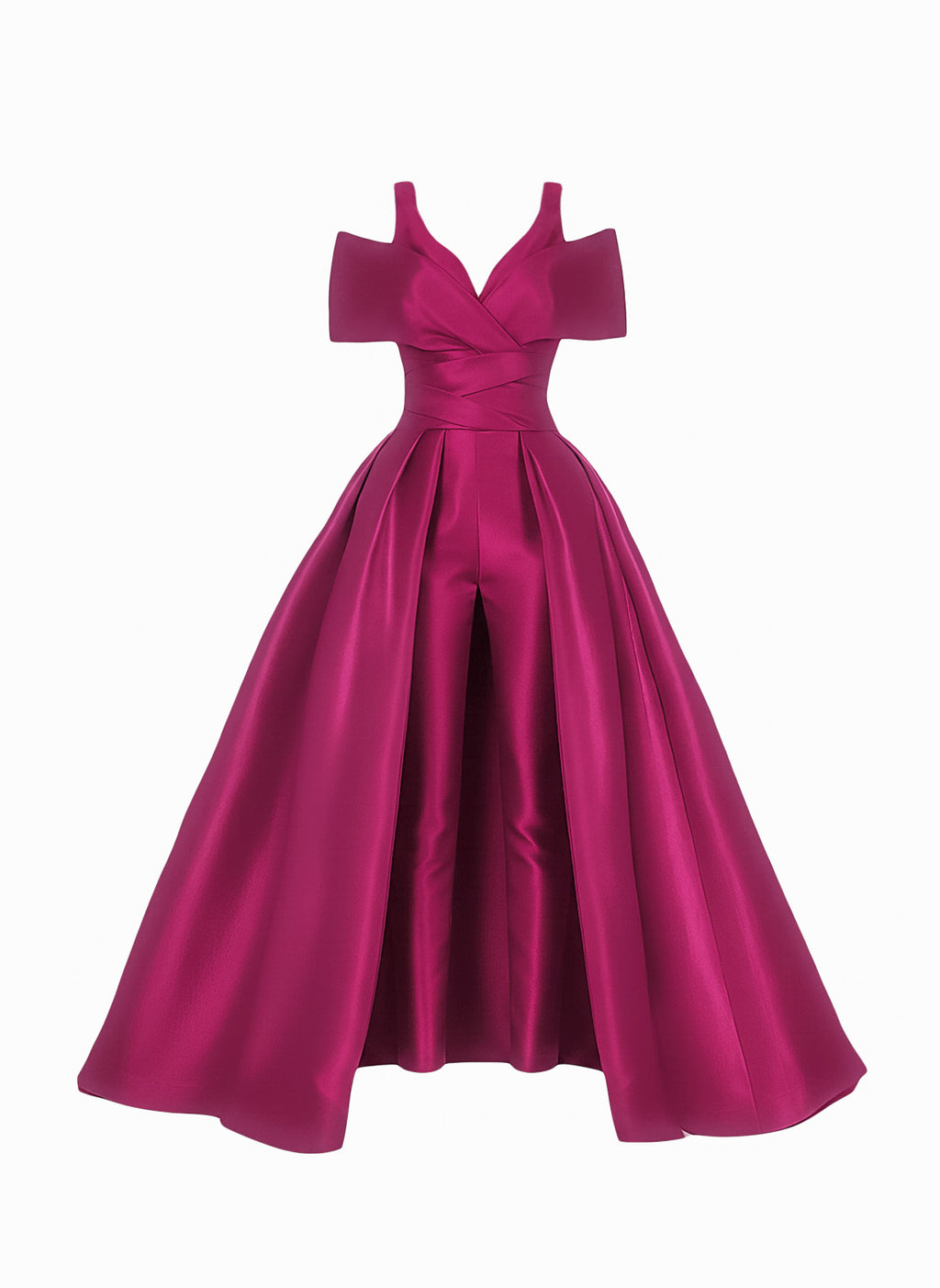 Genevieve Gown 3-piece Set with Overskirt