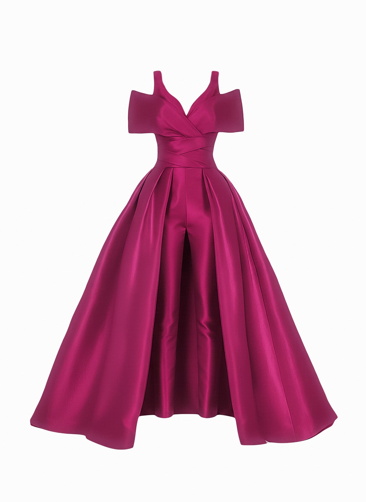 Genevieve Gown 3-piece Set with Overskirt