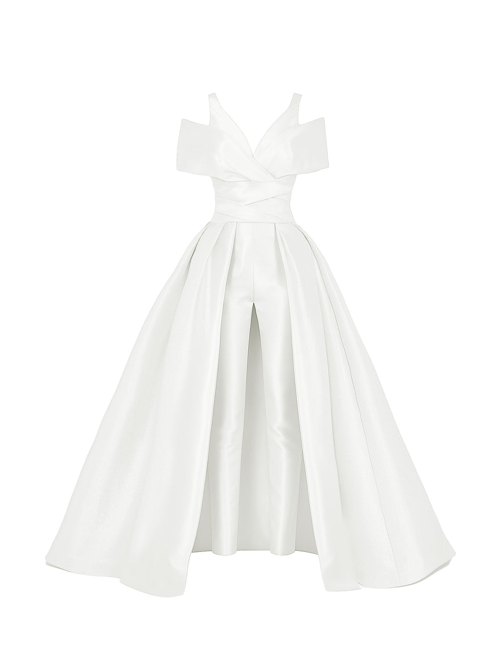 Genevieve Gown 3-piece Set with Overskirt