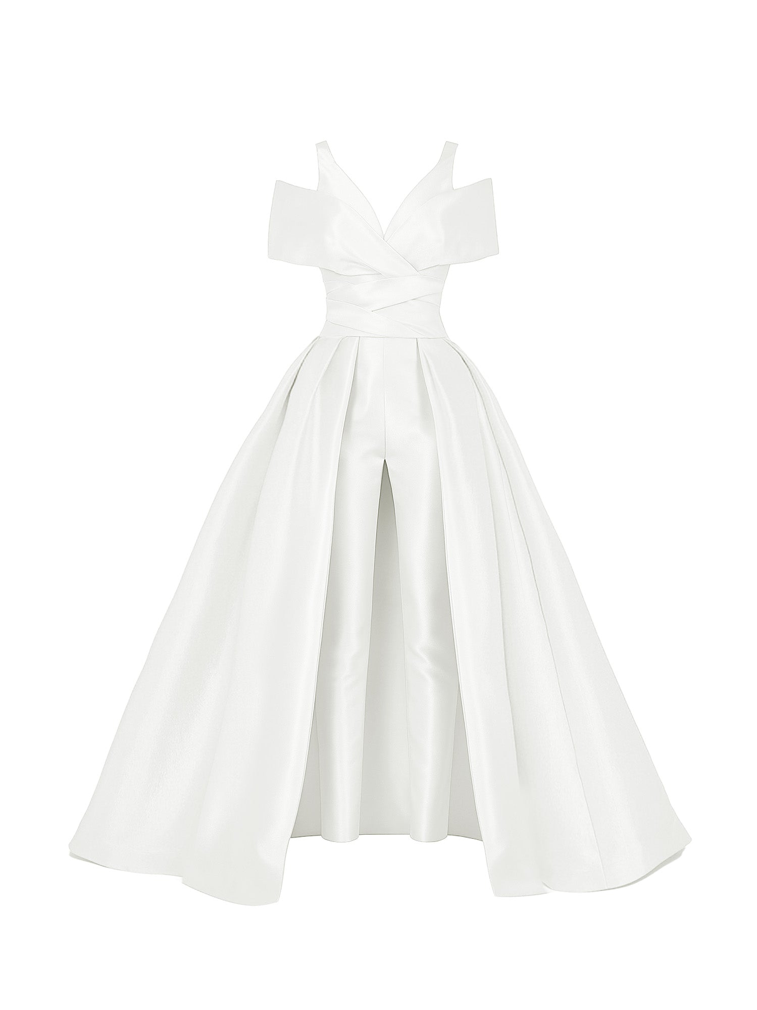 Genevieve Gown 3-piece Set with Overskirt