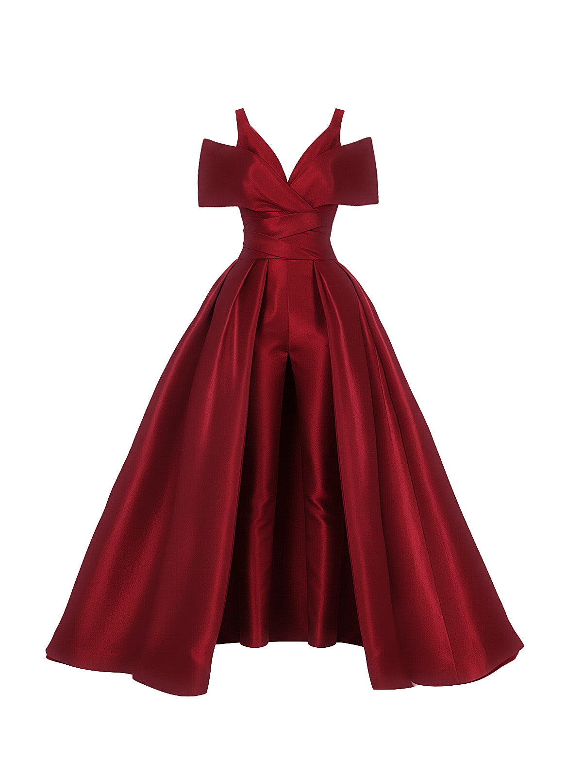 Genevieve Gown 3-piece Set with Overskirt