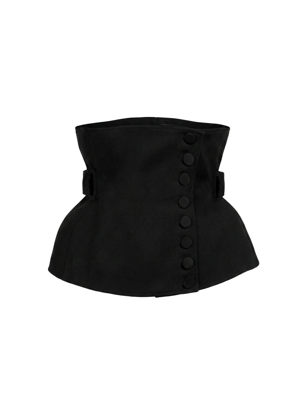 Georgette Denim Corseted Belt Busk