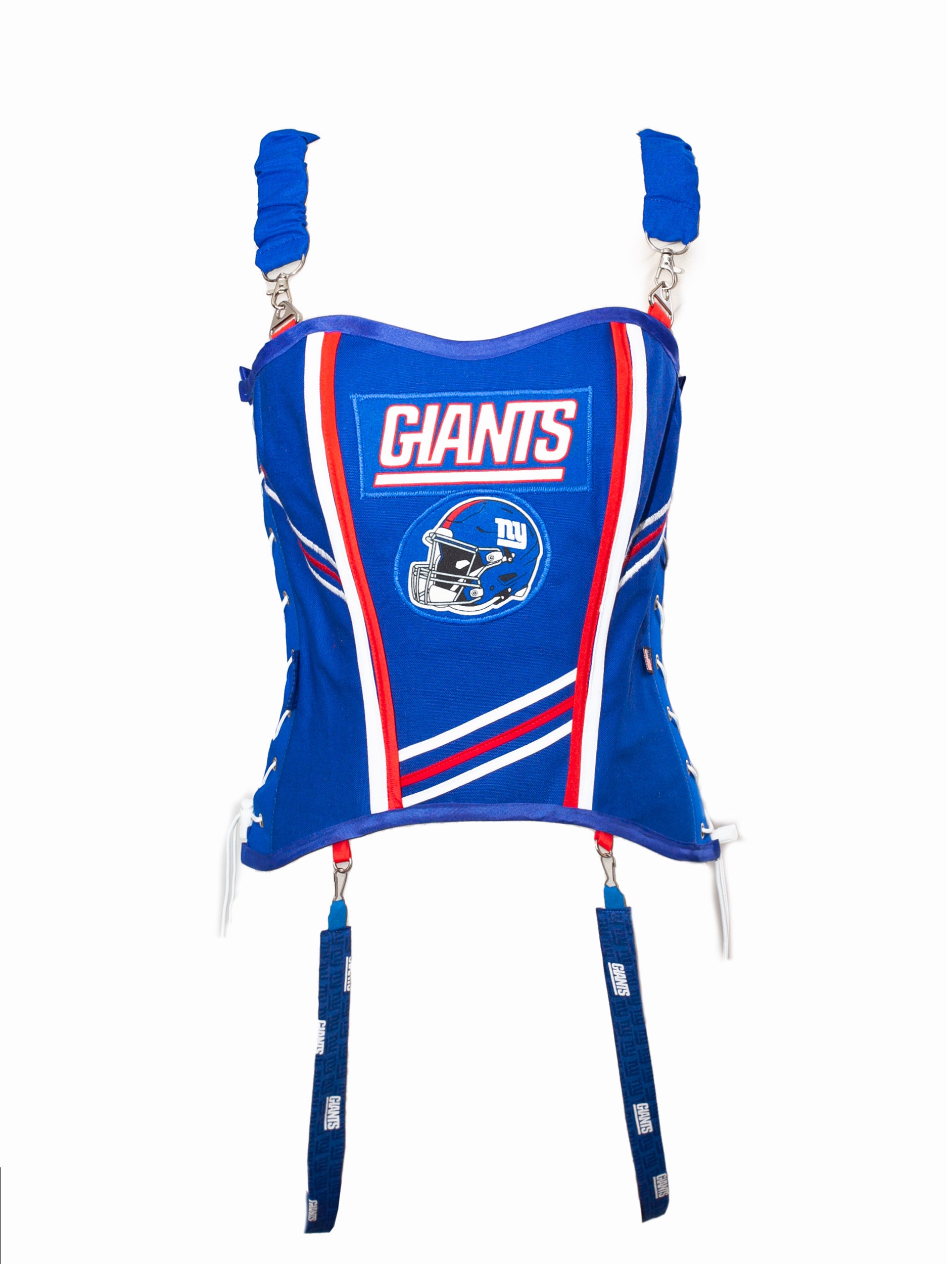 New York GIANTS Football Team Corset Bustier Top