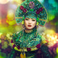 Green Golden Princess, Halloween Costume, Vampire, House of the Dragon - Mologoko Couture