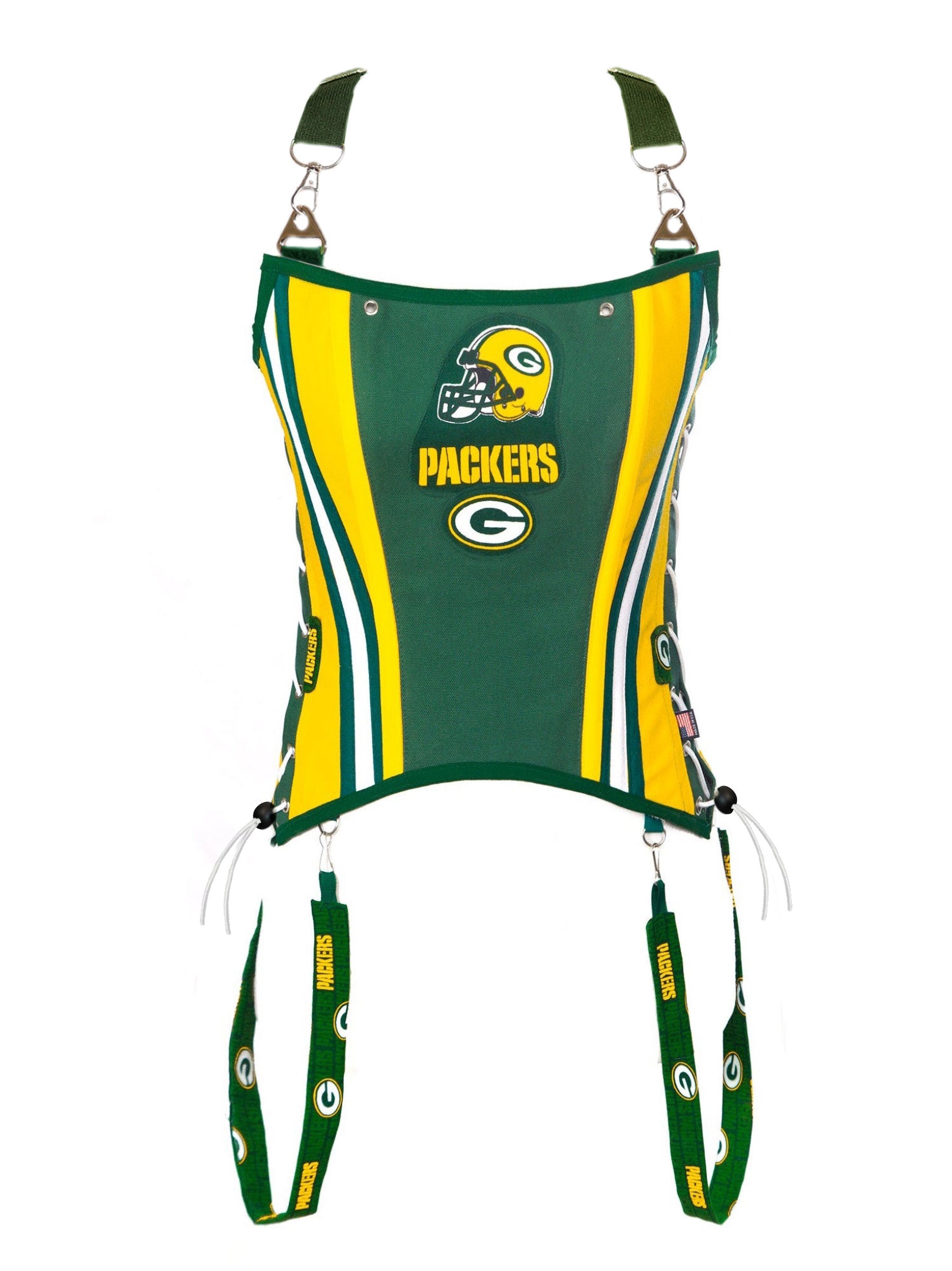 Green Bay Packers Football Team Corset Bustier Top