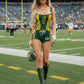 Green Bay Packers Football Team Corset Bustier Top