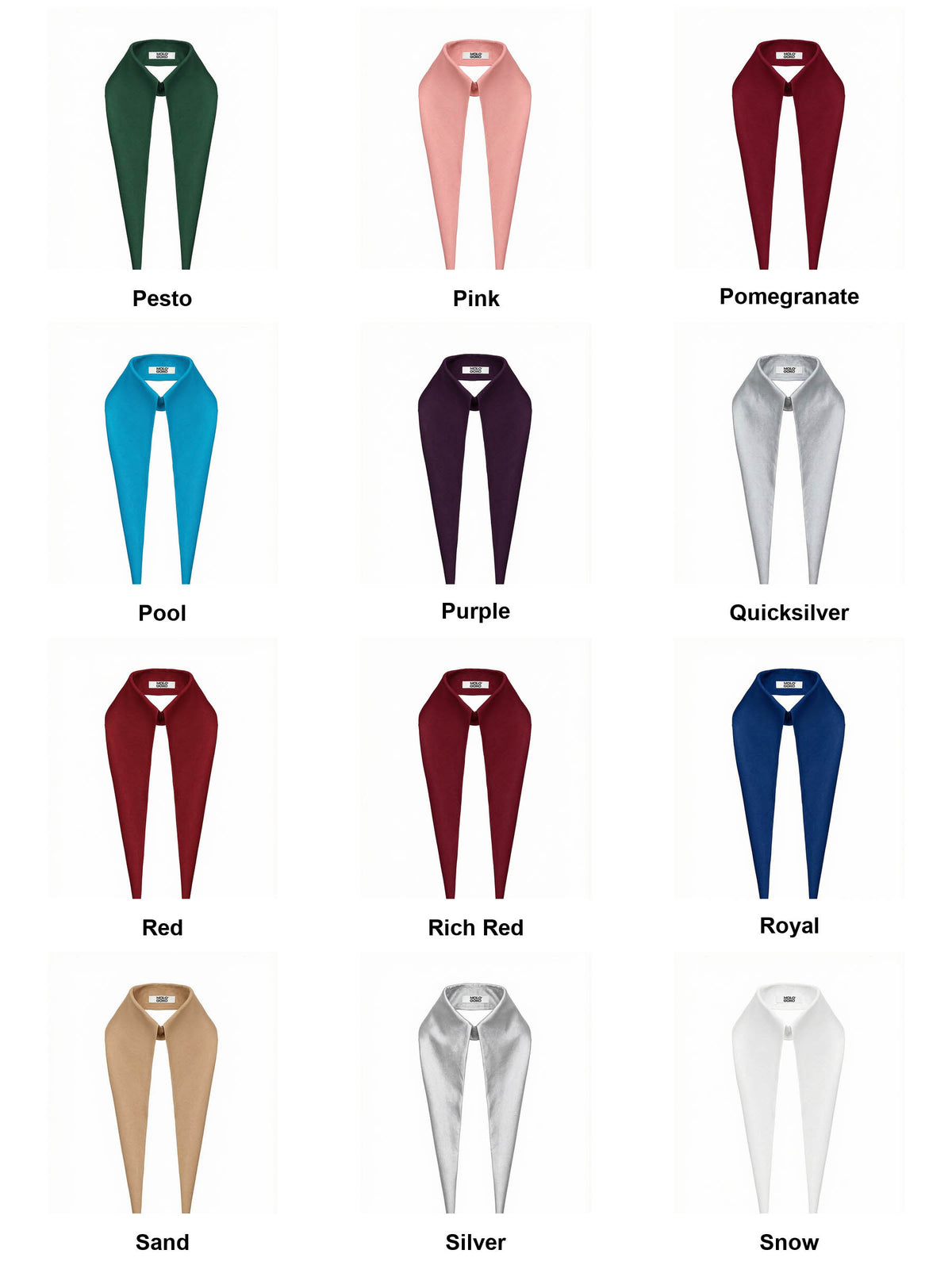 The Baroness 16” Long Detachable Collar