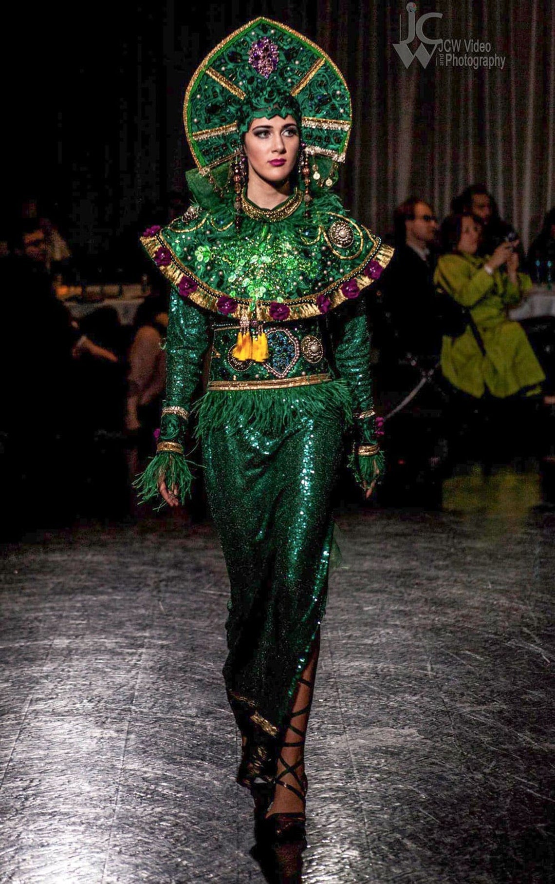 Green Golden Princess, Halloween Costume, Vampire, House of the Dragon - Mologoko Couture