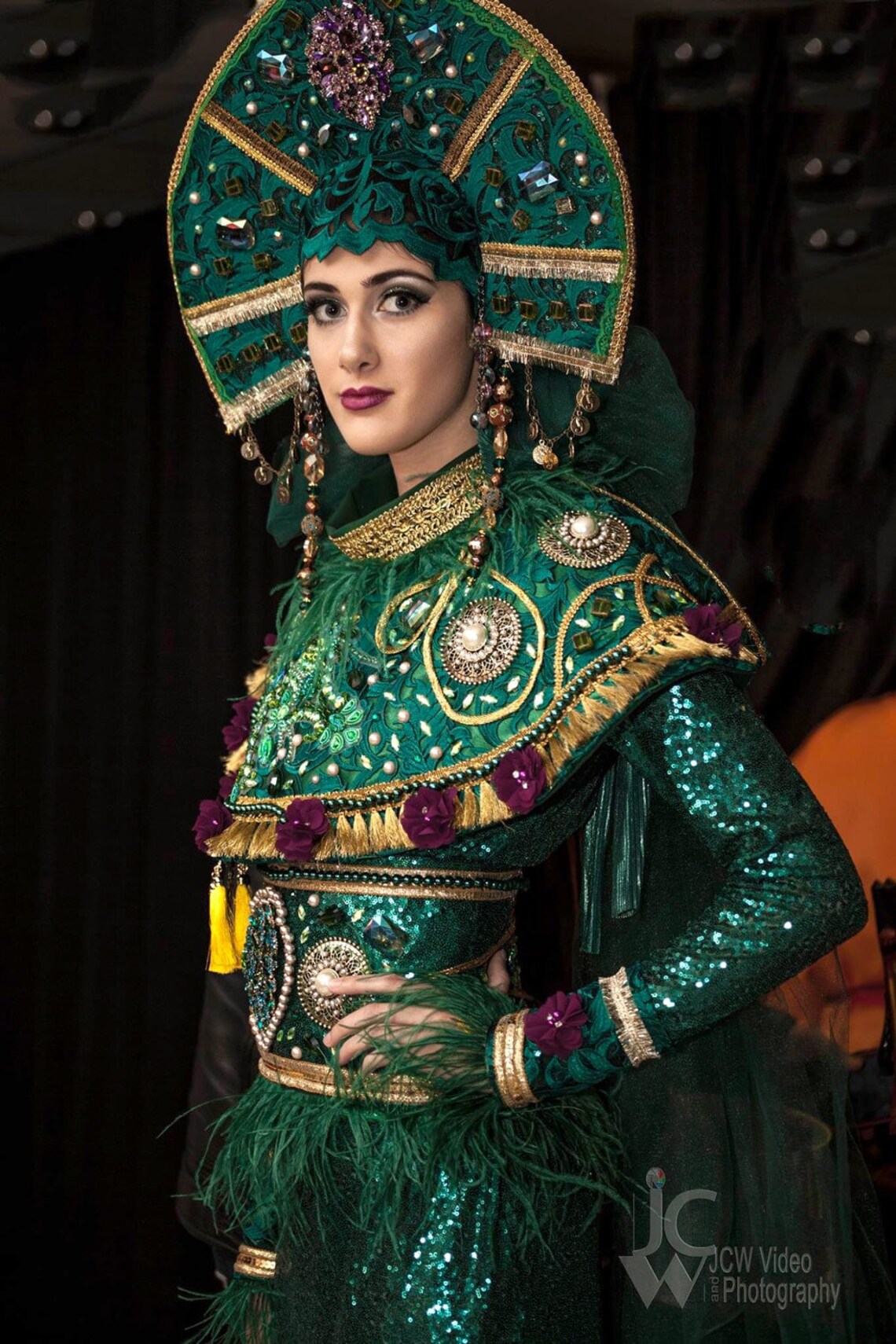 Green Golden Princess, Halloween Costume, Vampire, House of the Dragon - Mologoko Couture