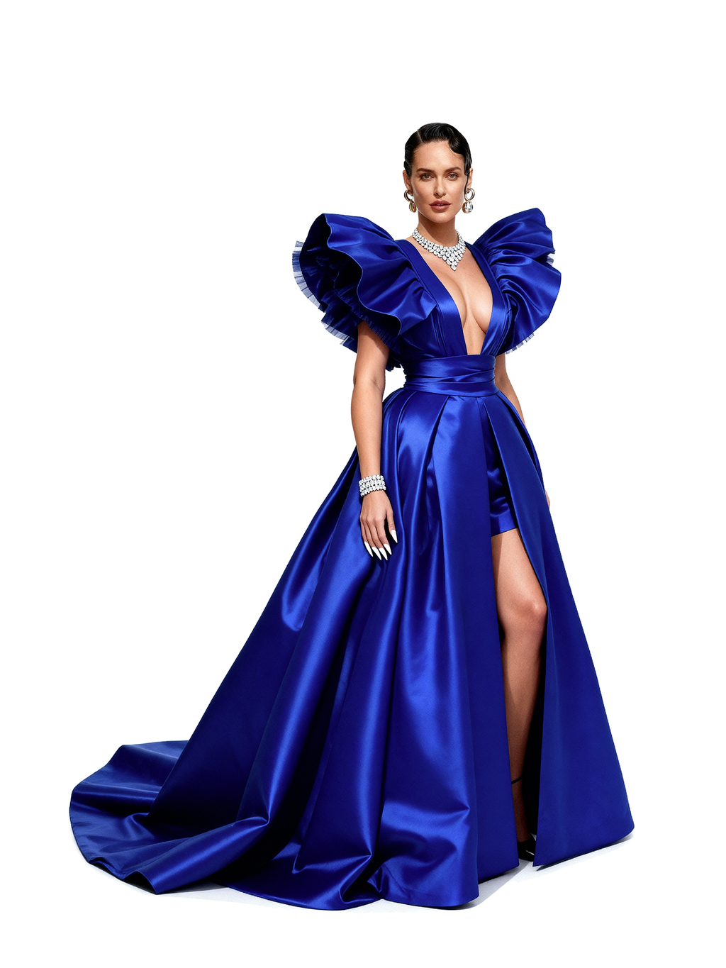 Katrina Red Carpet Style Couture Gown Set