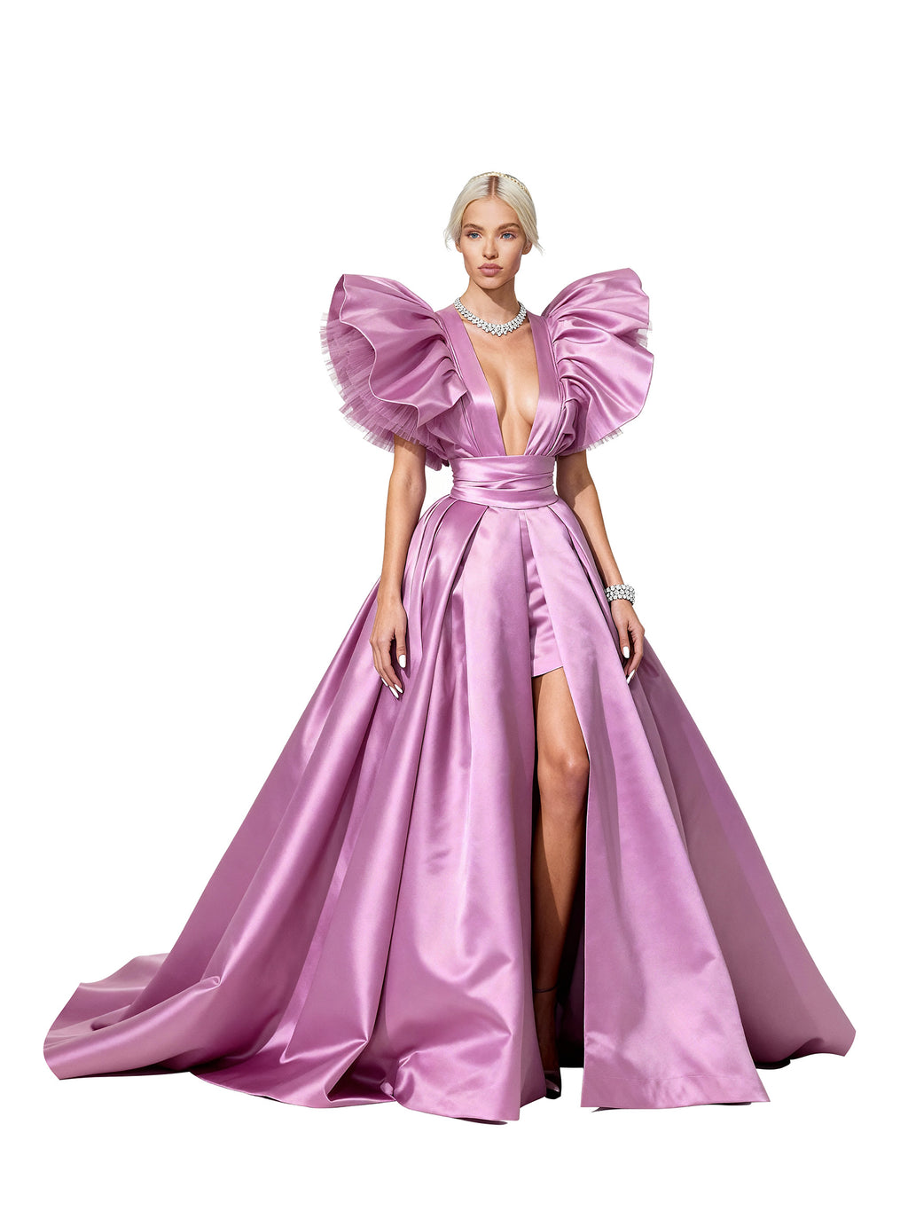 Katrina Red Carpet Style Couture Gown Set