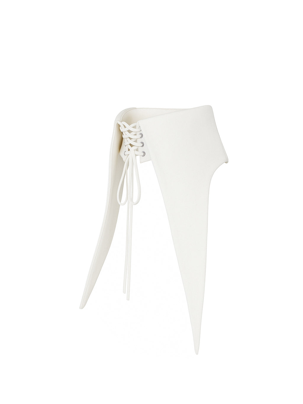 Large Removable Pointy Collar with Lacing