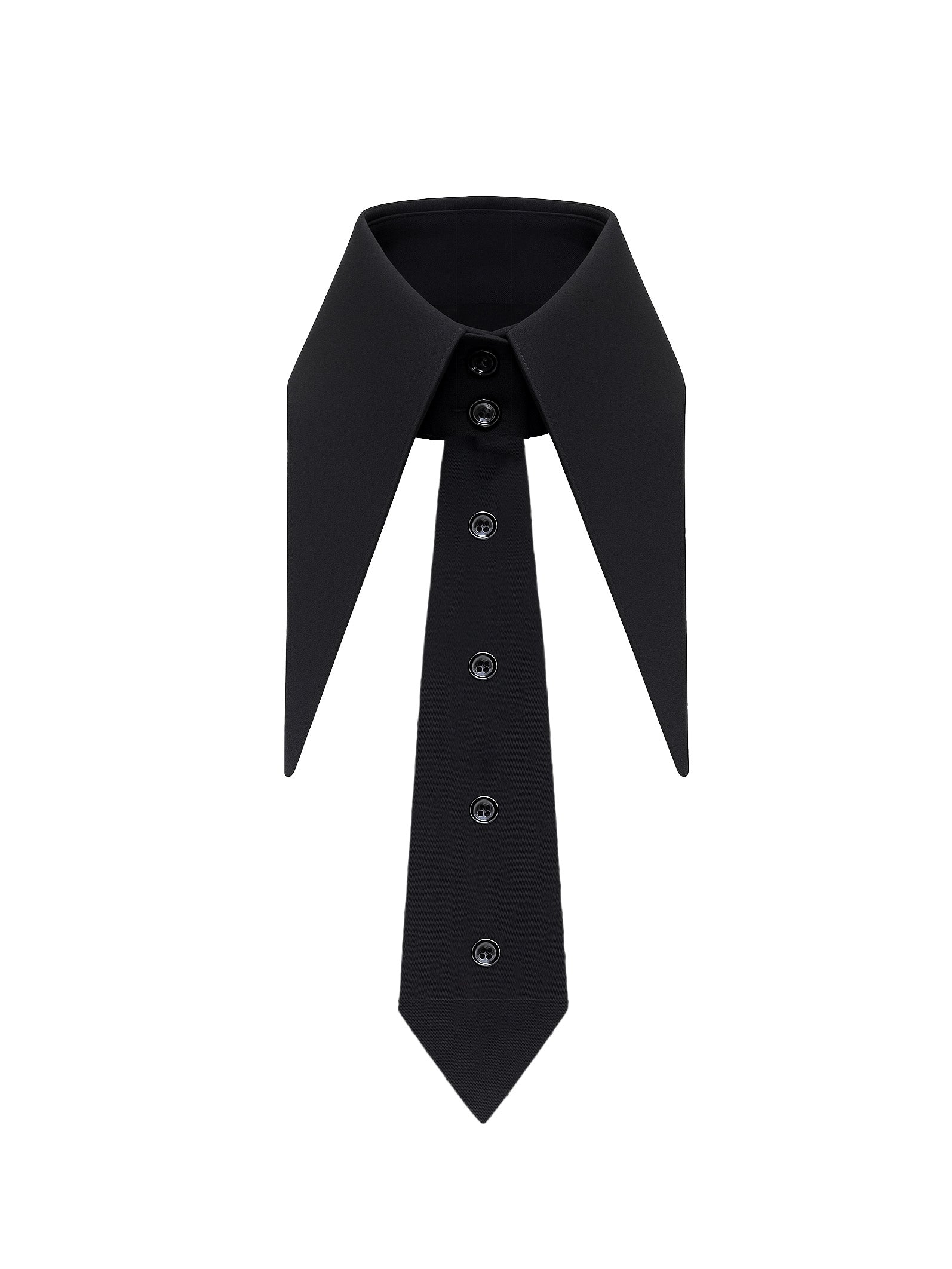 Tuxedo Detachable Collar with Faux Tie