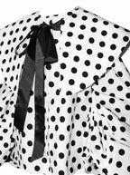 Ema Polka Dots Bubbles Sleeves Shirt