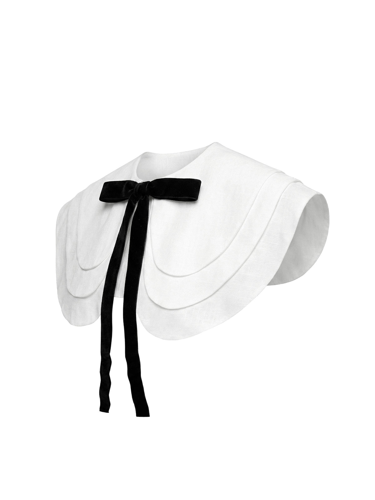 Round Collared Large Detachable 3 Layers Round Collar – Mologoko Couture
