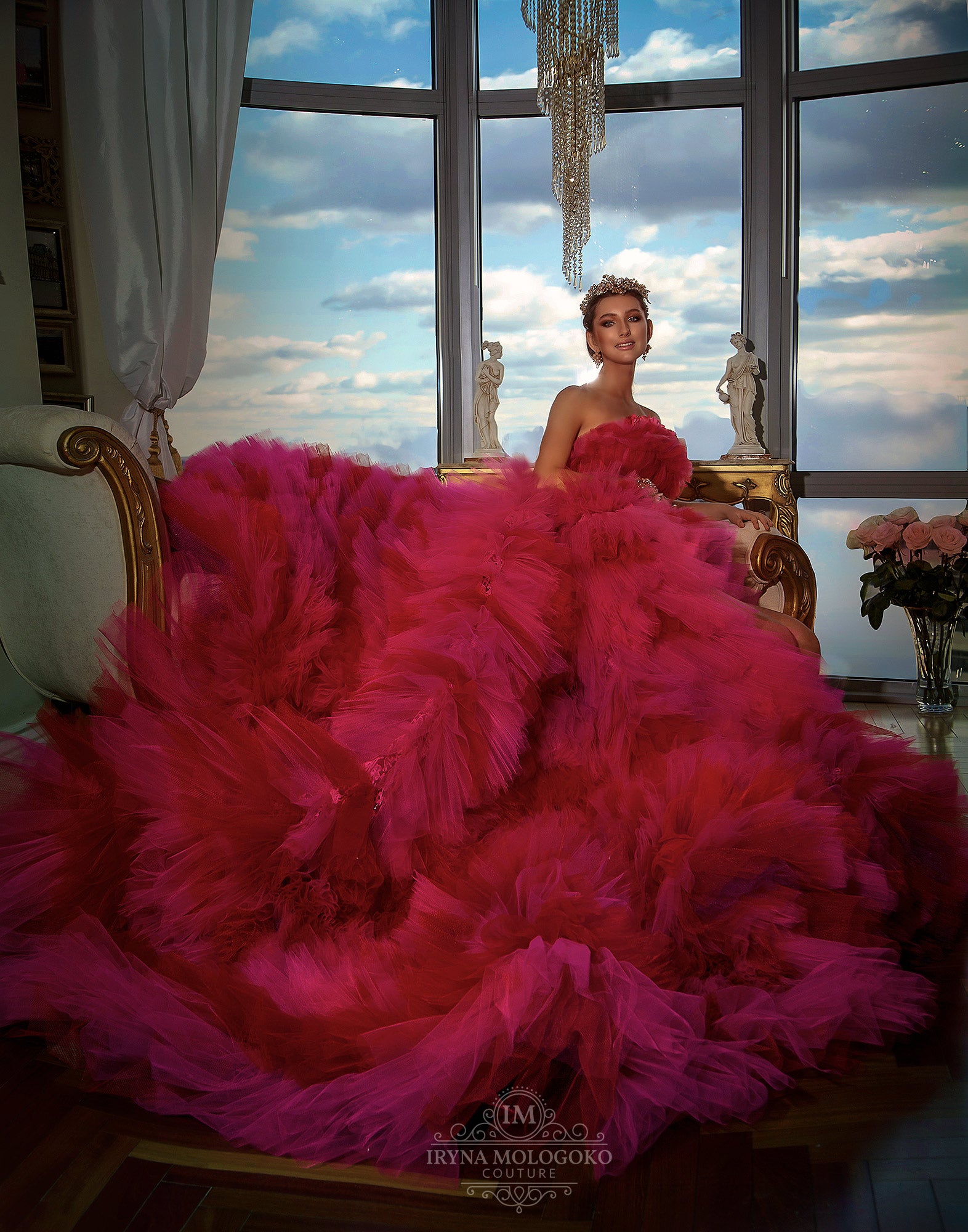 CINDY BALL GOWN OUTFIT One of a Kind - Mologoko Couture