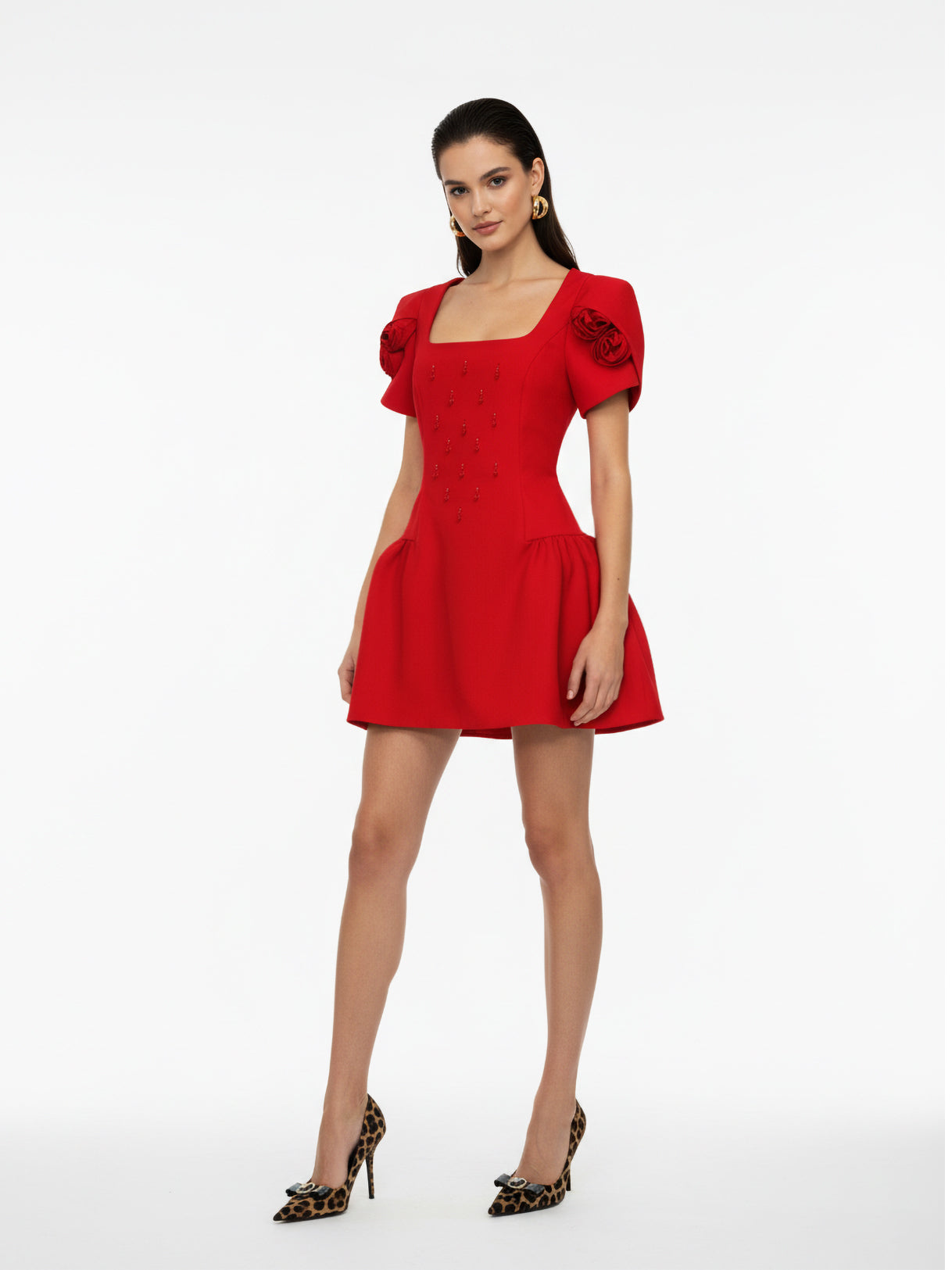 Masha Micro Dress with Sleeves