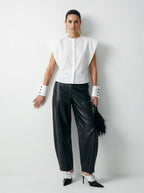 Matilda Base Strong Shoulder Sleeveless Shirt