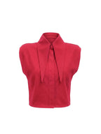 Matilda 12" Long Collar Base Crop Top