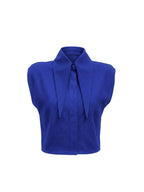 Matilda 12" Long Collar Base Crop Top