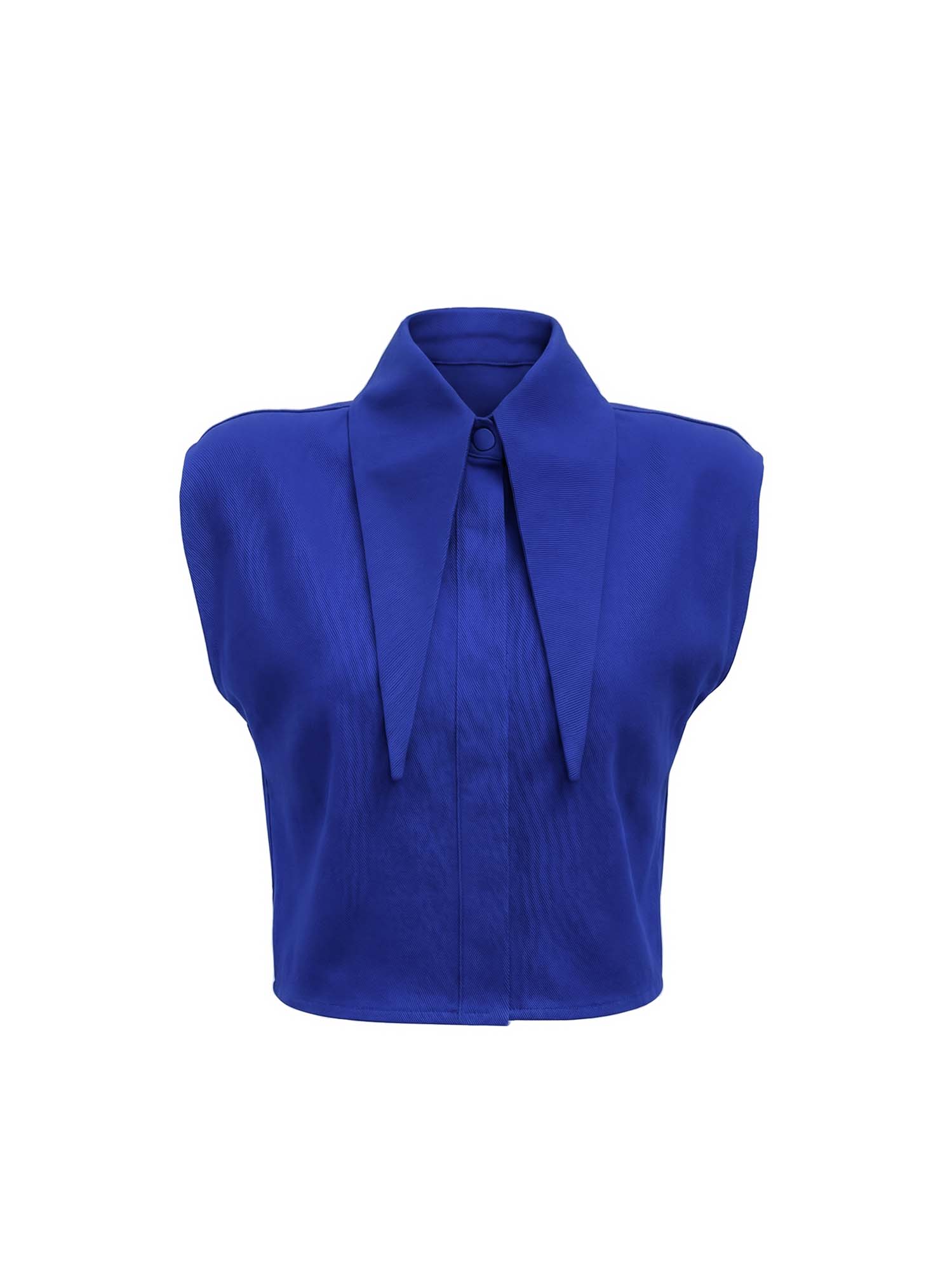 Matilda 12" Long Collar Base Crop Top