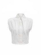 Matilda 12" Long Collar Base Crop Top