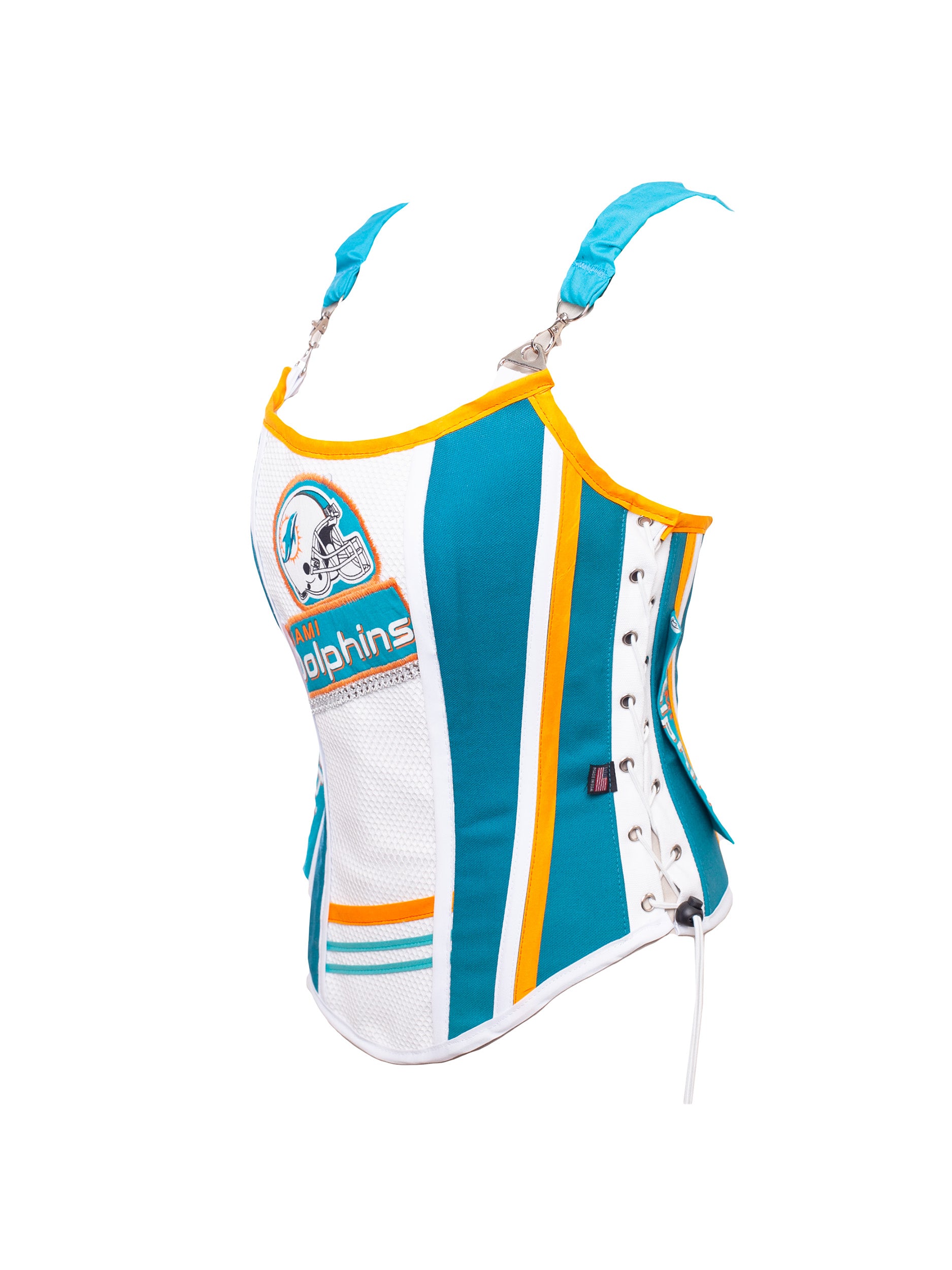 Miami Dauphins Football Team Corset Top