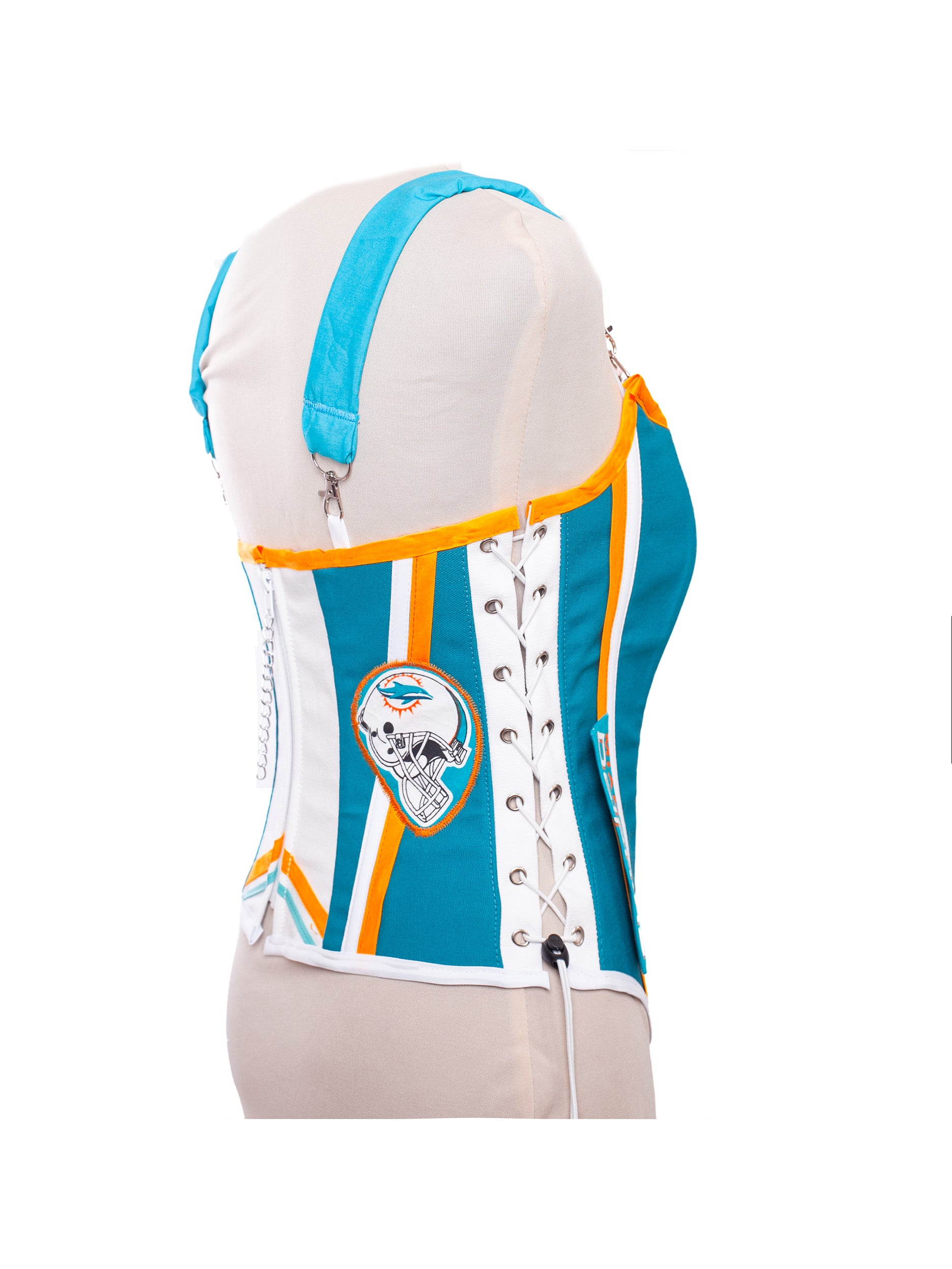 Miami Dauphins Football Team Corset Top