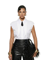 Matilda 12" Long Collar Base Crop Top