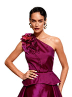 Viviana 3d Flowers Ball Gown Set