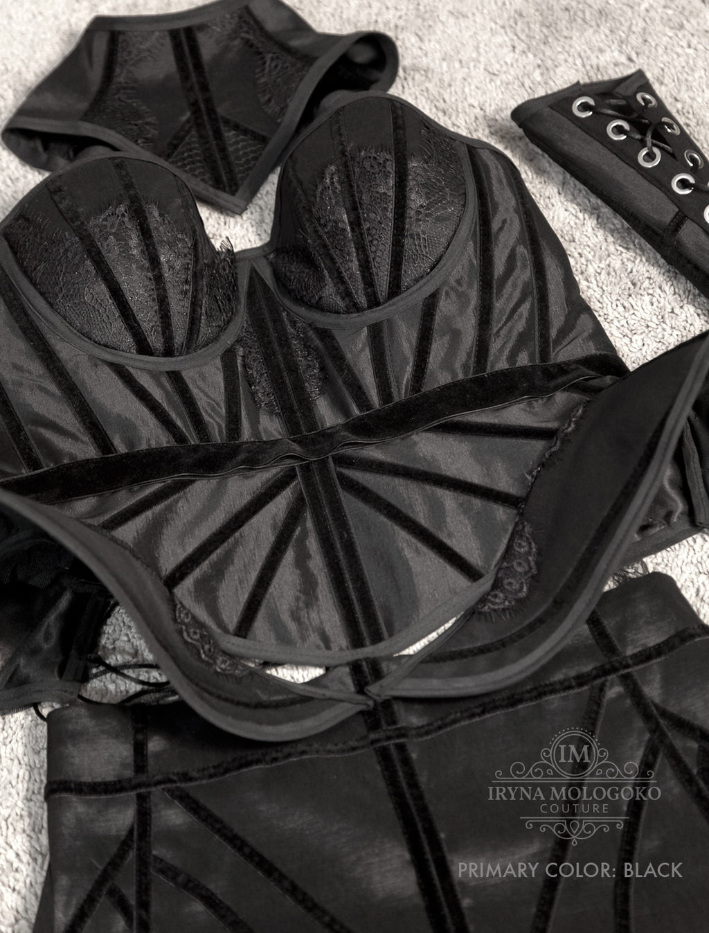 Chapel Window Arm Corsets Accessory - Mologoko Couture