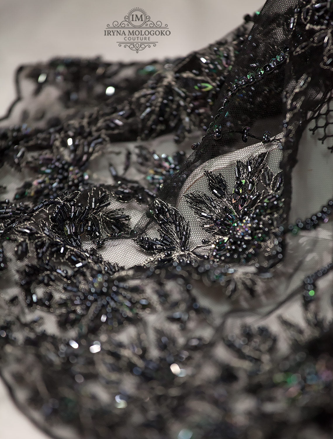 Black Swan Red Carpet Style Goth Gown Set - Mologoko Couture