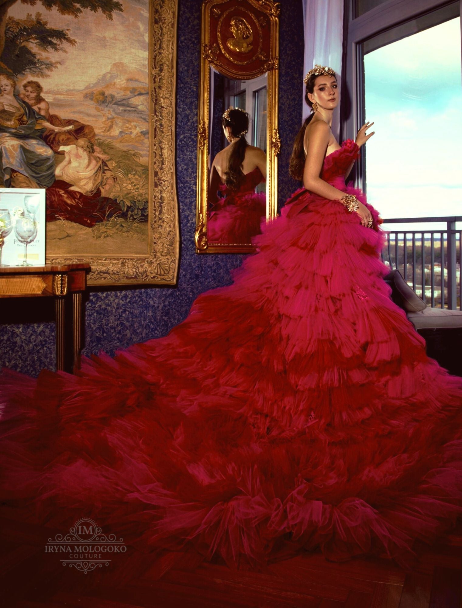 CINDY BALL GOWN OUTFIT One of a Kind - Mologoko Couture