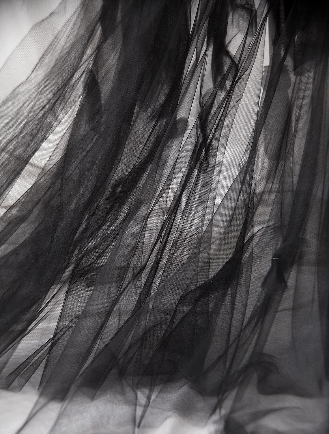 Syrena Tulle Wave High-Low Tulle Skirt - Mologoko Couture