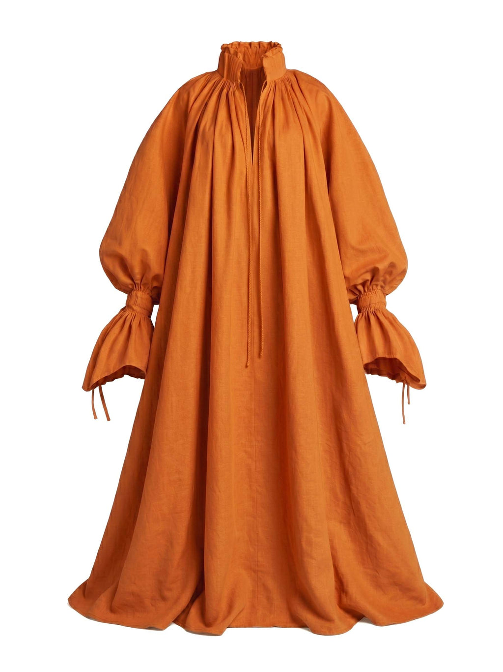 The Ethereal Plissé Poet Maxi Dress