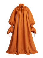 The Ethereal Plissé Poet Maxi Dress