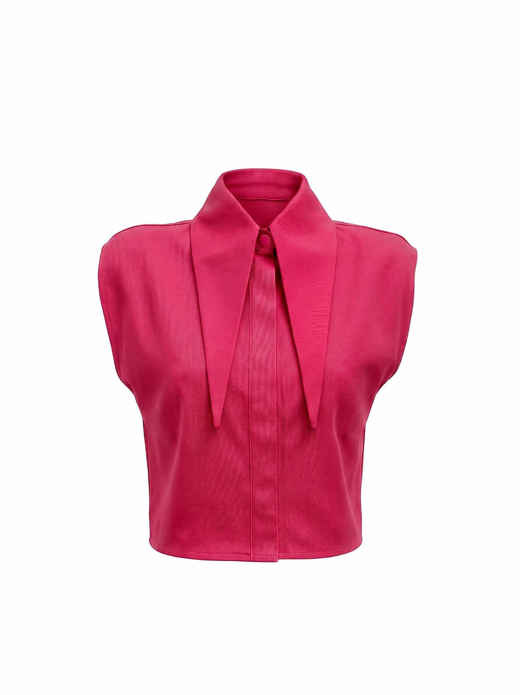 Matilda 12" Long Collar Base Crop Top
