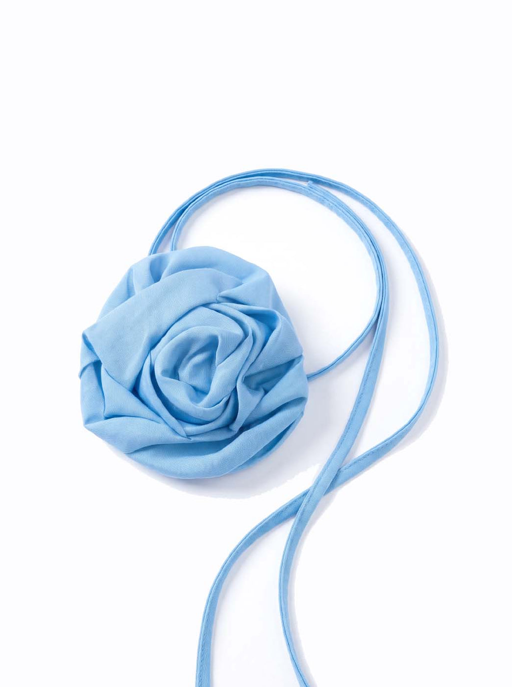 Cotton Rose Flower Choker