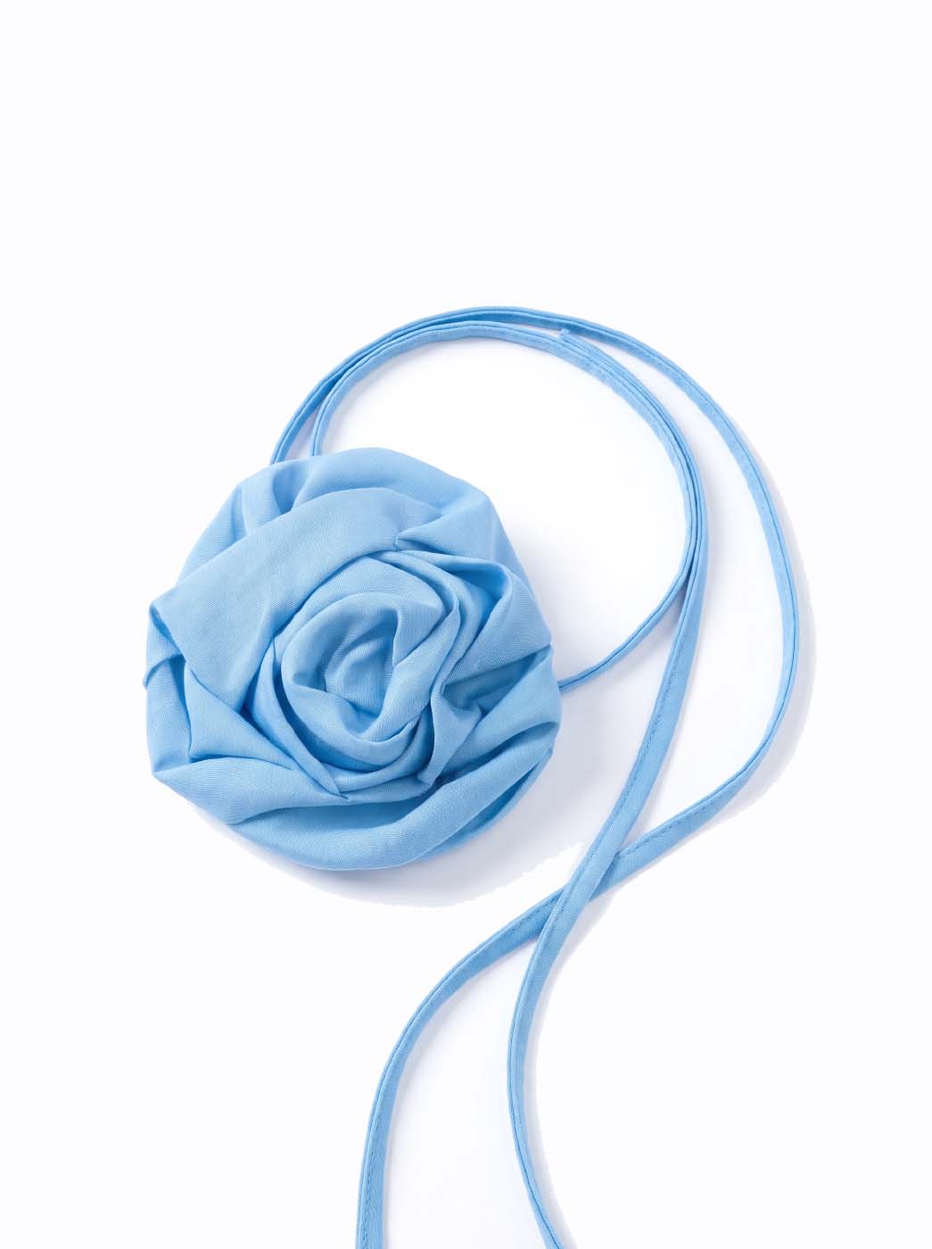 Cotton Rose Flower Choker