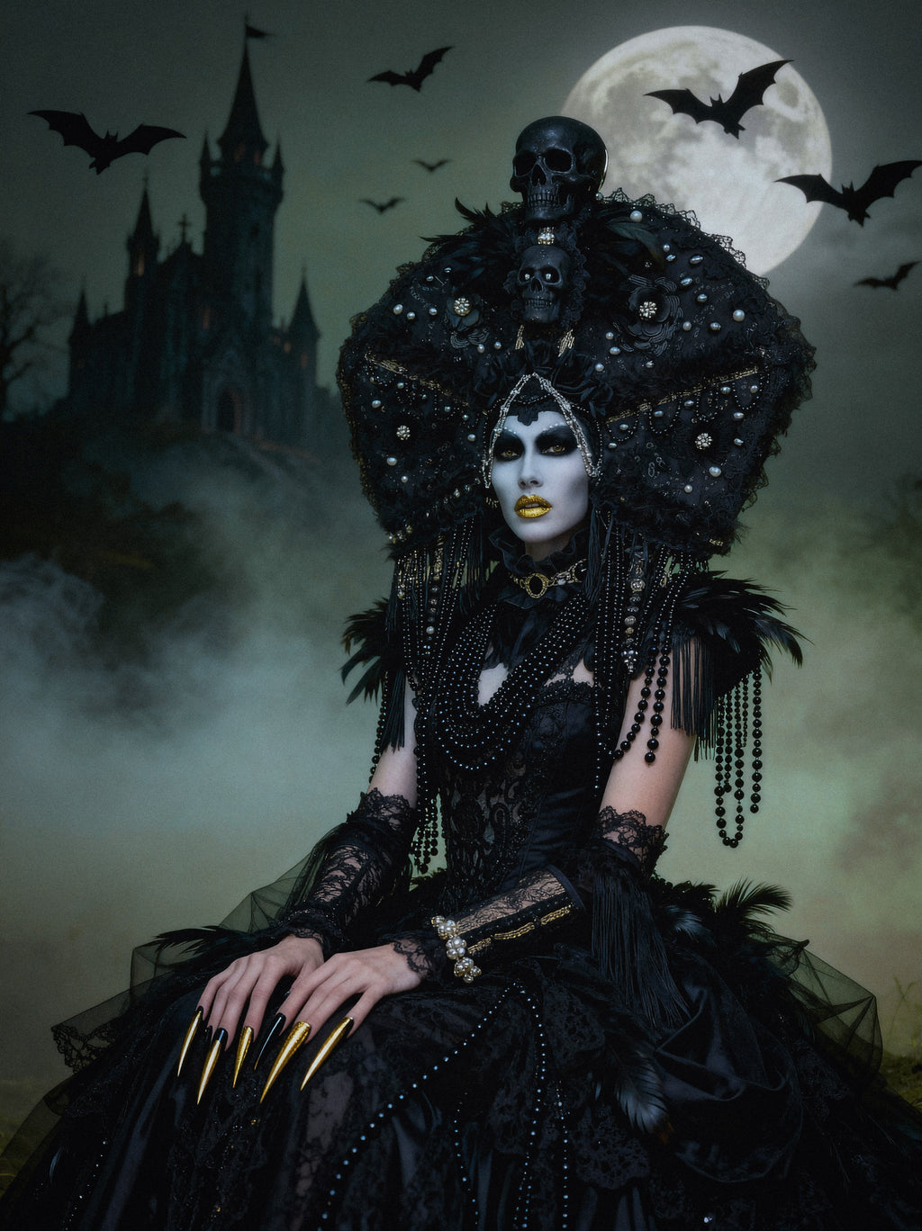 Black Queen, Queen of the Damned, Halloween Costume, Vampire, House of the Dragon