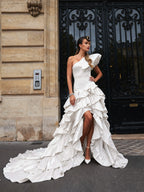 Marigold Sea Of Ruffles Gown