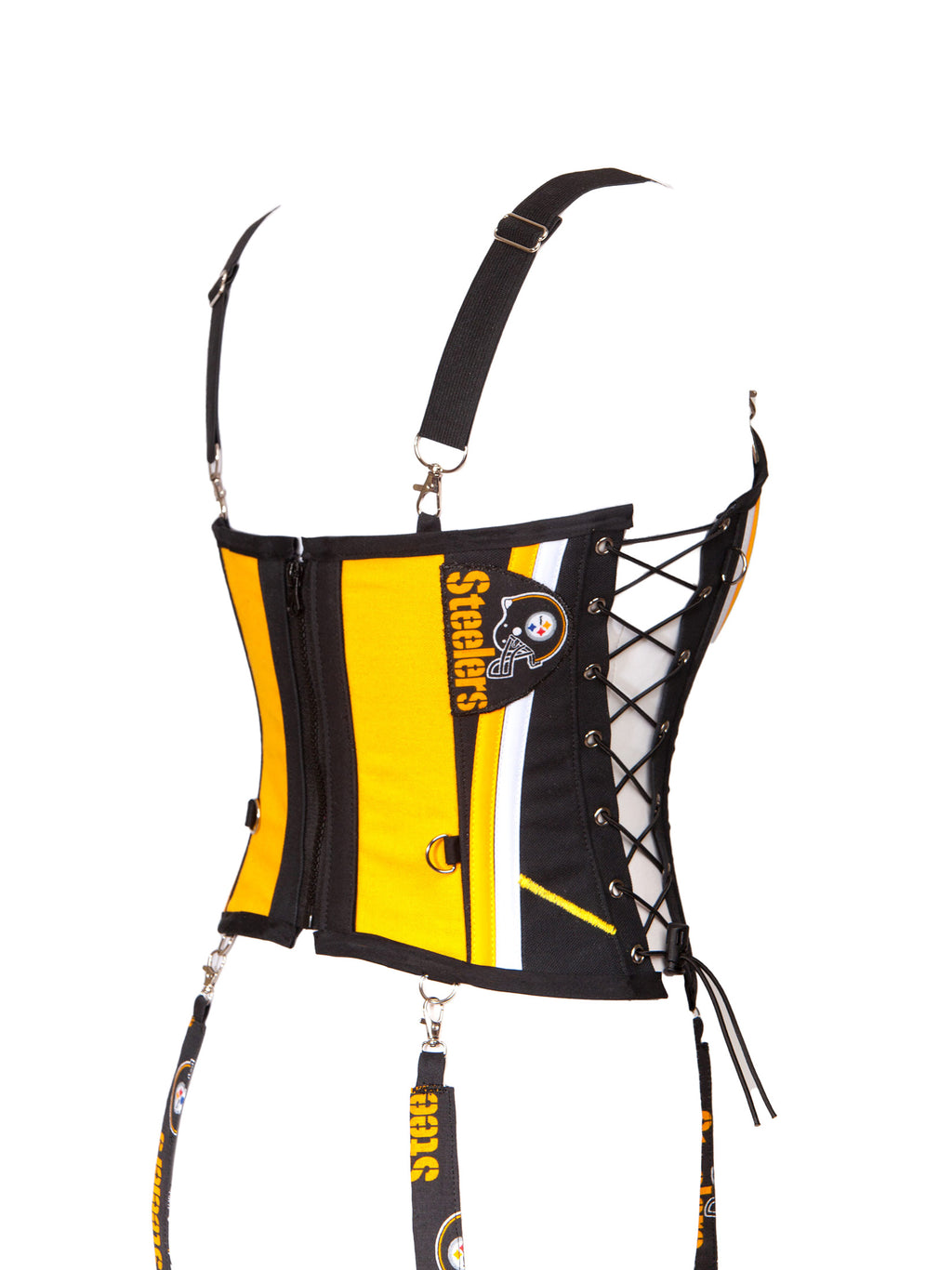 Pittsburgh Steelers Football Team Corset Bustier Top