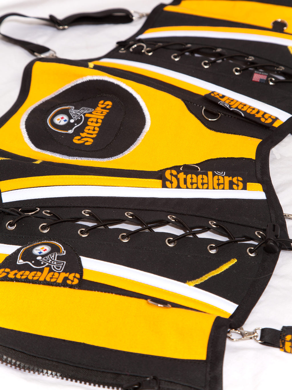 Pittsburgh Steelers Football Team Corset Bustier Top