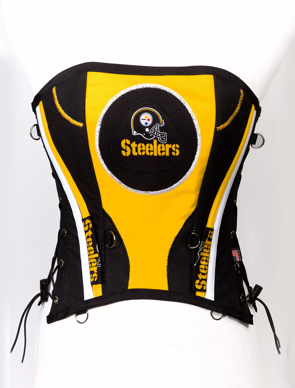 Pittsburgh Steelers Football Team Corset Bustier Top