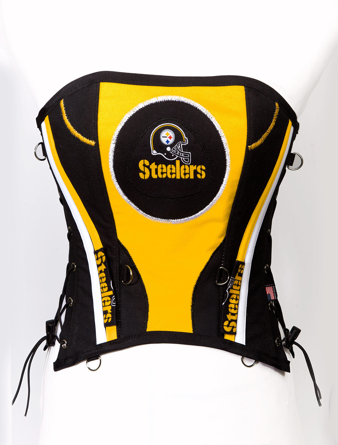 Pittsburgh Steelers Football Team Corset Bustier Top