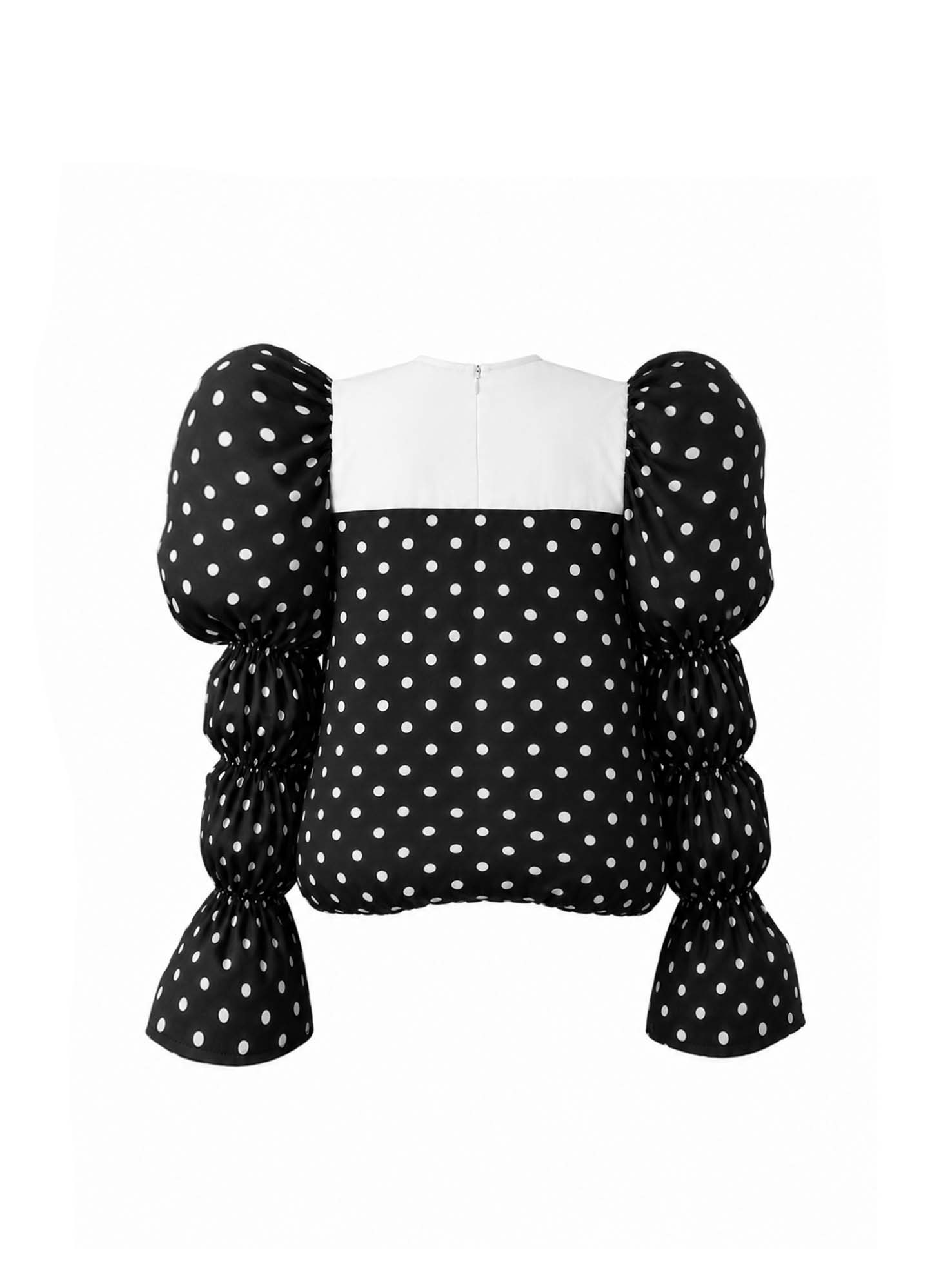Polka Dot Bubble Top