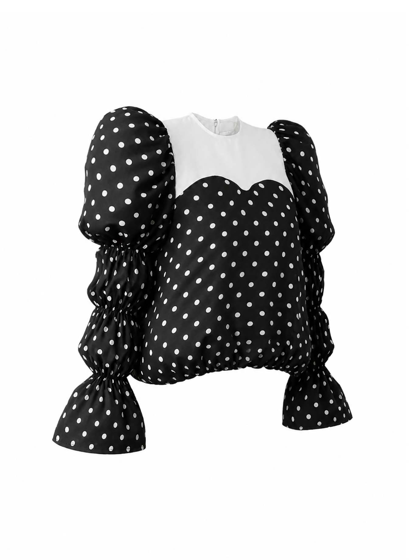 Polka Dot Bubble Top
