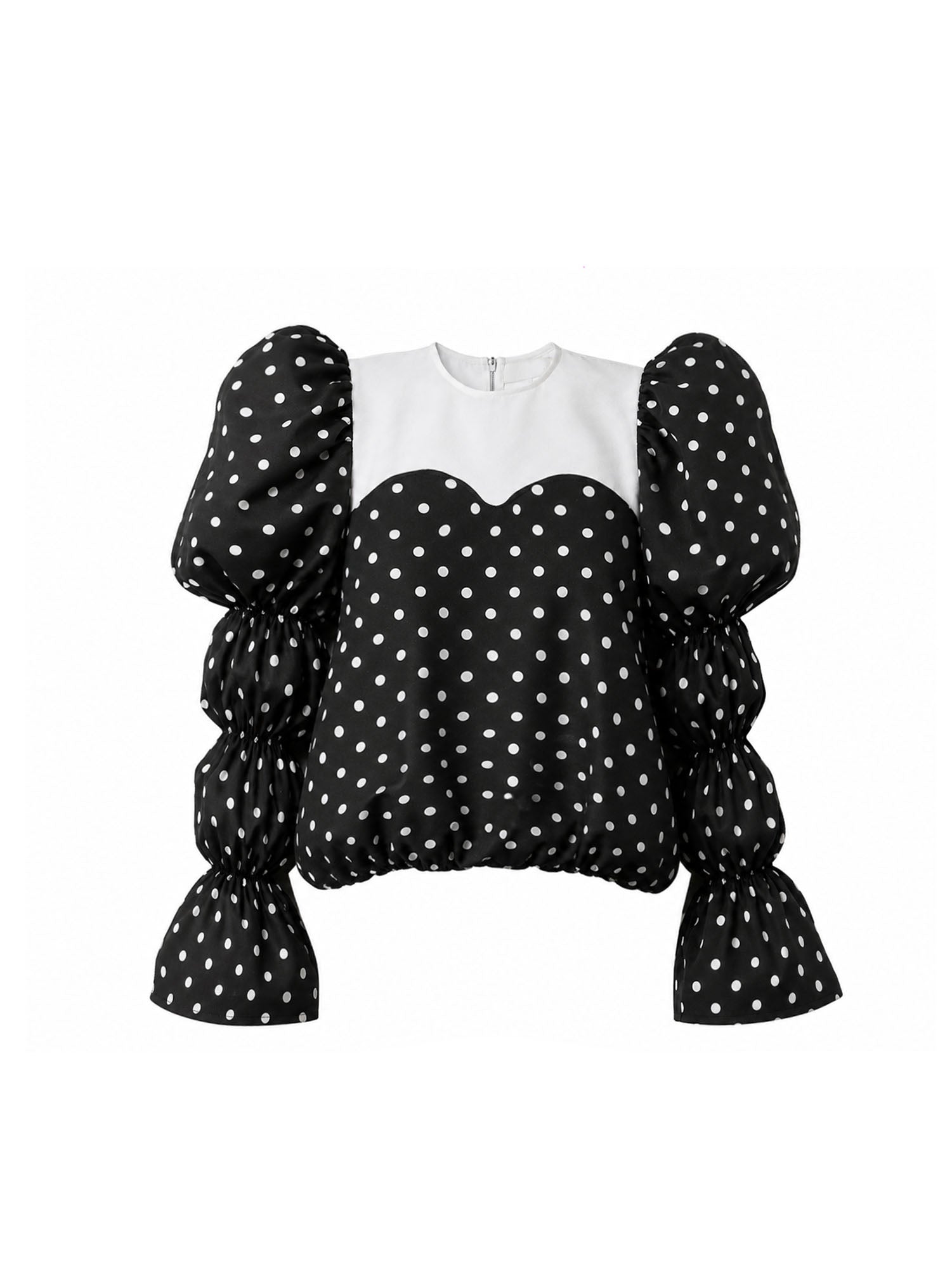 Polka Dot Bubble Top
